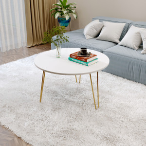 BLUEWUD Mayrite Coffee Center Sofa Teapoy Console Table for Sofa set Living Room Home Engineered Wood Coffee Table