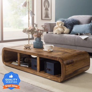 Flipkart Perfect Homes Sheesham Solid Wood Solid Wood Coffee Table