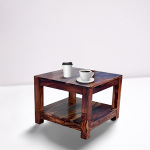 Douceur Furnitures Solid Sheesham Wood Coffee Table For Living Room / Cafe. Solid Wood Coffee Table