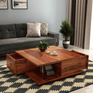 Credenza Solid Wood Coffee/Centre Table Solid Wood Coffee Table
