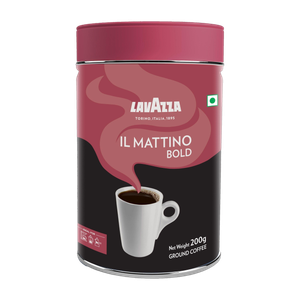 Lavazza Mattino Bold |Pure Ground Coffee | Blend of Arabica & Robusta| Medium Roast Roast & Ground Coffee