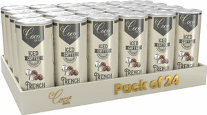 COCO HIGH Iced Coffee French Latte 200 ML (Pack of 24)| Premium