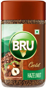 BRU Gold Freeze Dried Hazelnut 55gm Instant Coffee