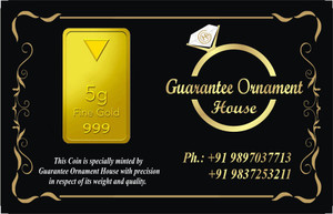 Guarantee Ornament House Pure 999 Solid Gold biscuit Coin for Gift and investment 24 (999) K 5 g Gold Coin