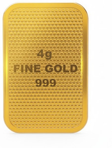 Kalamandir 999 Fine Gold Bar 4 GM – Value Investment Edition 24 (999) K 4 g Gold Bar