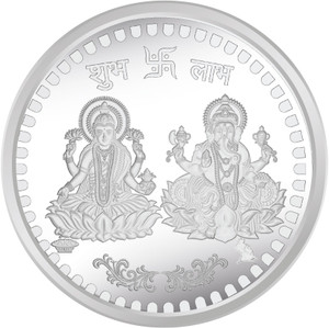 LORDS JEWELS Laxmi Ganesh Ji Silver Coins 20 Grams S 999 20 g Silver Coin