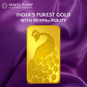MMTC-PAMP India Pvt Ltd Peacock 24 (9999) K 2 g Gold Bar