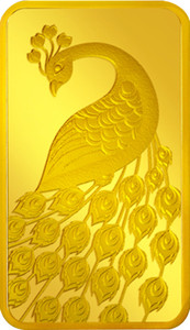MMTC-PAMP India Pvt Ltd Peacock 24 (9999) K 2 g Gold Bar