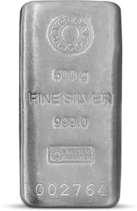 MMTC-PAMP India Pvt Ltd S 999 500 g Silver Bar Price in India
