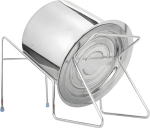Shriyagic Hands Free Rice Pot Drain Stand Collapsible Sieve