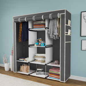 CONTINENTAL 6+2 Shelves Portable 88130 PP Collapsible Wardrobe
