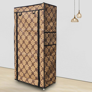 POOWEREST rack shelf organizer PVC Collapsible Wardrobe