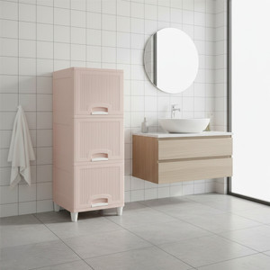GROTHEORY Under-Stair Storage Hack Slim Profile Drawer Unit PP Collapsible Wardrobe