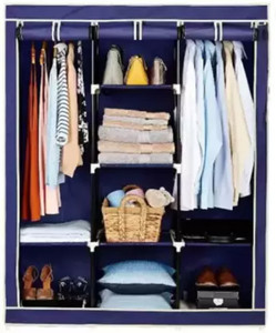 ZENVEXYO Carbon Steel Collapsible Wardrobe