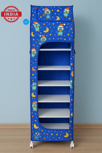 YouCopia 1 Door 6 Shelf Open Plastic (Collapsible Wardrobe) PVC Collapsible Wardrobe