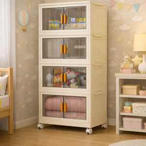 ZENVEXYO Door Plastic Series PP Collapsible Wardrobe