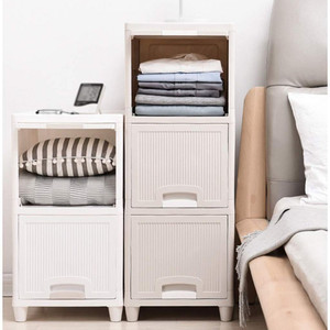 SEASONS 5-Door 5-Shelf Plastic kids Collapsible Cupboard PVC Collapsible Wardrobe