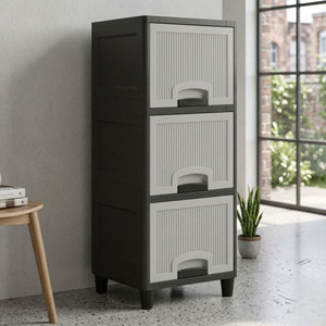 MAXTID Multi Layer Cabinet Suitable for Files, Clothes & Accessories PP Collapsible Wardrobe