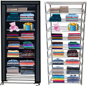 GlowSilk Carbon Steel Collapsible Wardrobe