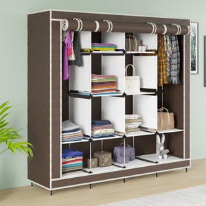 GTC Collapsible Wardrobe 12 Shelves Polyester Collapsible Wardrobe