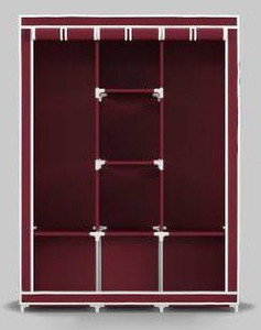 vipash 6+2 Layer Foldable Wardrobe 88130 Carbon Steel Collapsible Wardrobe