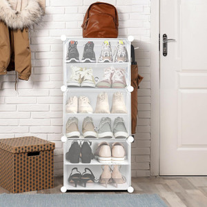 Keekos Plastic Collapsible Shoe Stand
