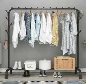BAZKU 1-Door 2-Shelf Plastic Collapsible Cupboard PC Collapsible Wardrobe