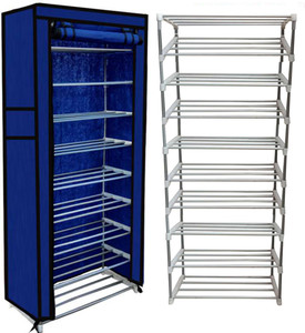 RAXON WORLD Carbon Steel Collapsible Wardrobe