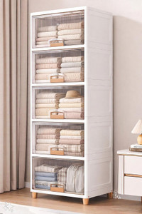 MEVIGO 5-Door 5-Shelf Collapsible Wardrobe - Image 5