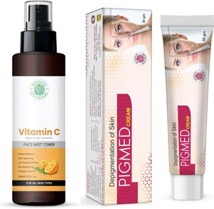 Neuhack Pigmentation Combo - Vitamin C Face Brightening Toner & Dark spots removal cream