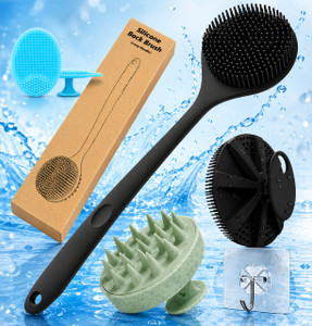Famire Silicone Bath Brush + Scrubber + Massager - Image 6