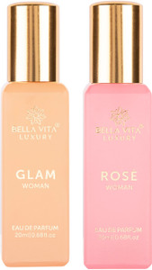 BELLAVITA GLAM & ROSE perfume combo|Jasmine, Rose & Musk Notes|Long Lasting|