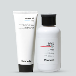 Minimalist Anti Acne & Lightweight Facewash Moisturizer Duo for Oily Skin (2 Items in the set) - Image 1