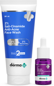 The Derma Co Sali-Cinamide Anti-Acne Face Wash and 2% Kojic Acid Face - Image 3