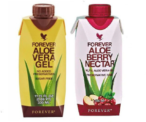 FOREVER Aloe Vera Gel & Aloe Berry Nectar (330 Ml each) Price in India -  Buy FOREVER Aloe Vera Gel & Aloe Berry Nectar (330 Ml each) online at  Flipkart.com