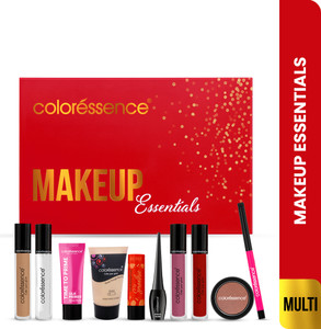 COLORESSENCE Makeup Essentials Kit with 10 Premium Products | Waterproof & Smudge Proof