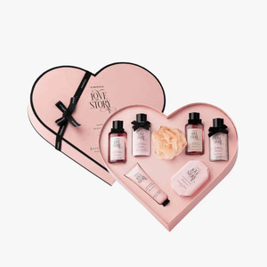 KIMIRICA Love Story Moment Valentine Gift Set For Women & Men | Luxury Bath and Body Care Set