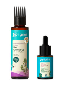 Pilgrim Spanish Rosemary & Biotin Hair Oil 100ml + Serum 30ml - Image 6