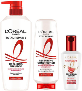 L'Oréal Paris Total Repair 5 Shampoo 650ml + Conditioner 175ml + - Image 6