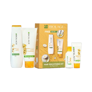 BIOLAGE Smoothproof Shampoo Conditioner Serum Combo for Frizz with Camellia oil