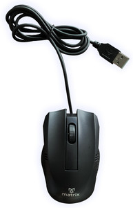 MATRIX KM100 Wired Ambidextrous Optical Mouse