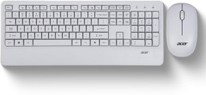Acer PalmEase, Wireless Keyboard & Mouse Combo with Palm Rest Combo Set