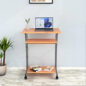 Nilkamal Leo with 1 Shelves | Key Board Tray | Suitable for Home & Office | Engineered Wood Computer Desk