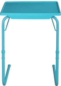TABLE MAGIC Multipurpose Aqua Blue Regular Laptop Table Plastic Computer Desk