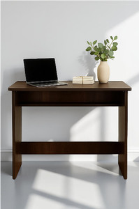 Case Plus Modern Simple Study Desk Sturdy Small Desks for Small Spaces Engineered Wood Computer Desk
