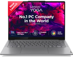 Lenovo Yoga Slim 7 WUXGA OLED AI PC Intel Core Ultra 7 155H - (32 GB/1 TB SSD/Windows 11 Home) 14IMH9 Thin and Light Laptop