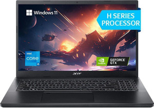 Acer Aspire 7 Intel Core i5 12th Gen 12450H - (8 GB/512 GB SSD/Windows 11 Home/4 GB Graphics/NVIDIA GeForce GTX 1650/60 Hz) A715-76G-54LX Gaming Lapto