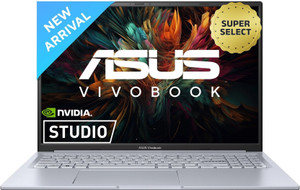 ASUS Vivobook 16X (2025) for Creator with Office 2024 + M365 Basic, Intel Core i5 13th Gen 13420H - (16 GB/512 GB SSD/Windows 11 Home/4 GB Graphics/NVIDIA GeForce RTX 3050/144 Hz) K3605VC-RP413WS Gaming Laptop