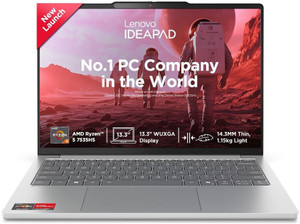 Lenovo IdeaPad Slim 5 WUXGA IPS AMD Ryzen 5 Hexa Core 7535HS - (16 GB/512 GB SSD/Windows 11 Home) 13ARP10 Thin and Light Laptop