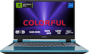Colorful P15 Intel Core i7 13th Gen 13620H - (16 GB/512 GB SSD/Windows 11 Home/8 GB Graphics/NVIDIA GeForce RTX 4060) P15 23-HJ76B16512E-B-SA/ P15 23-HJ76B16512E-B-IND Gaming Laptop